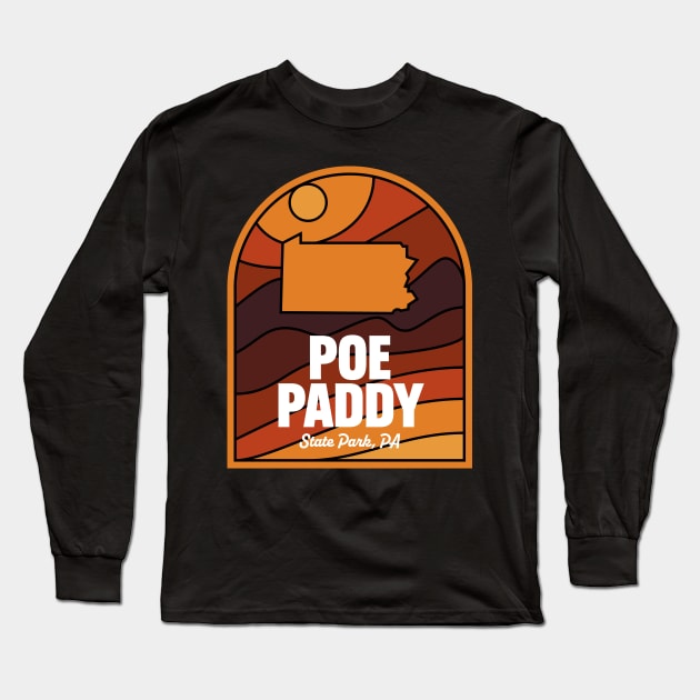 Poe Paddy State Park Pennsylvania Long Sleeve T-Shirt by HalpinDesign